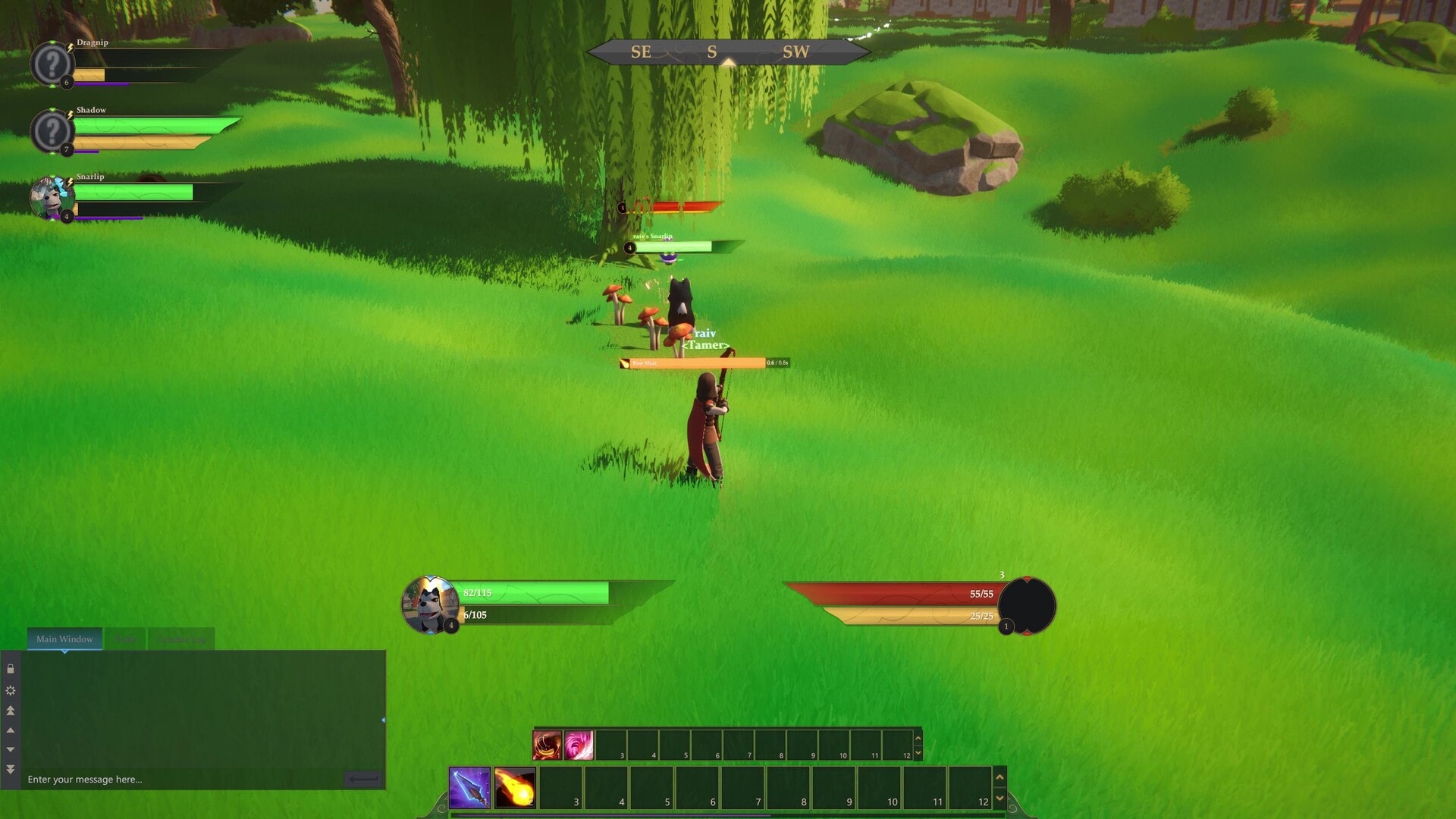 Mistwilds co-op multiplayer — group of adventurers exploring a fantasy world together